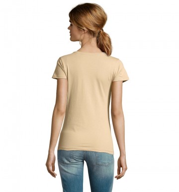 02077 Sol's Milo dames T-shirt zand rug