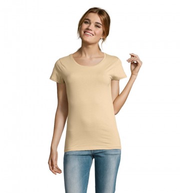 02077 Sol's Milo dames T-shirt zand