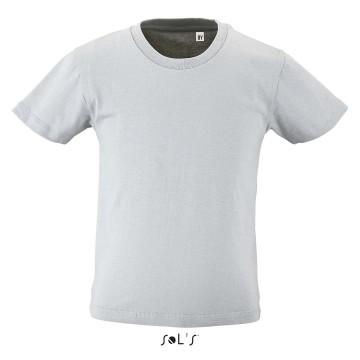 02078 Sol's Milo Kids T-shirt puurgrijs