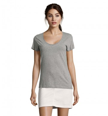 02079 Sol's Metropolitan dames T-shirt heathergrijs