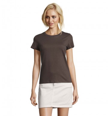 02080 Sol's Imperial dames T-shirt fitted donkergrijs