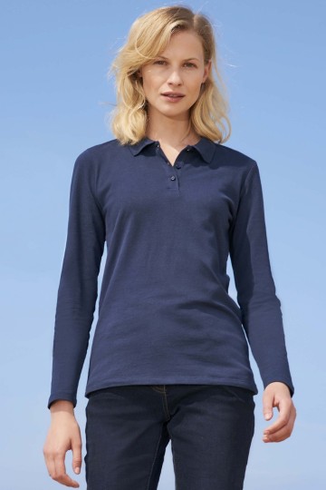 02083 Sol's Perfect dames polo L/S