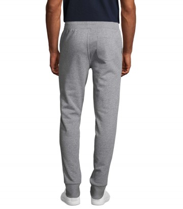 02084 Sol's Jake heren jogging broek heather grijs achter
