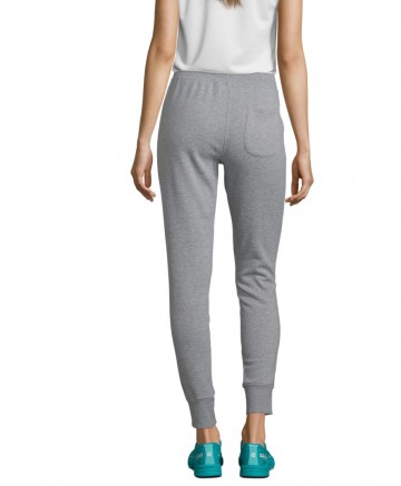 02085 Sol's Jake dames Jogging  broek heather grijs achter