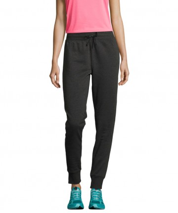 02085 Sol's Jake dames Jogging  broek houtskool grijs melange