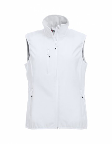 020916 Clique Basic Softshell vest dames wit