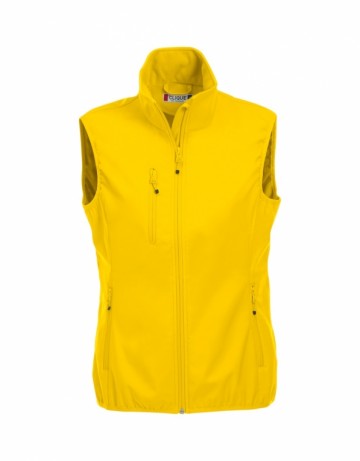 020916 Clique Basic Softshell vest dames lemon
