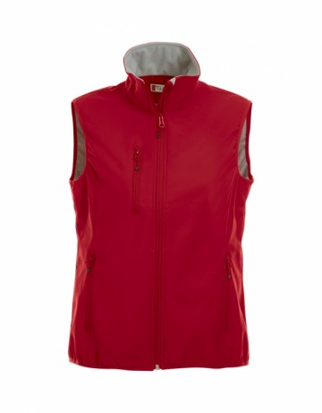 020916 Clique Basic Softshell vest dames rood