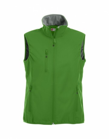 020916 Clique Basic Softshell vest dames appelgroen