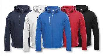 Clique Milford softshell jack met kap