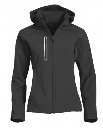 Clique Milford softshell jack met kap dames