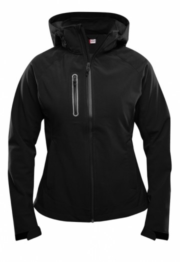 Clique Milford softshell jack met kap dames