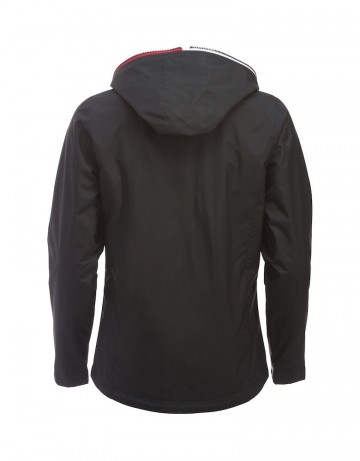 020938 Clique Seabrook jack met kap dames zwart rug