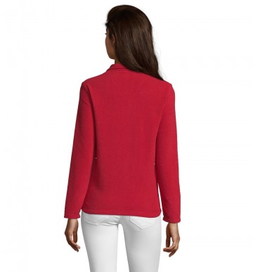 02094 Sol's Norman dames fleece jacket rood achter