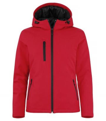 020953 35paddedhoodysoftshellladiesredfront