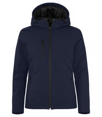 020953 580paddedhoodysoftshellladiesdarknavyfront