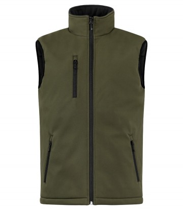020958 75paddedsoftshellvestfoggreenfront