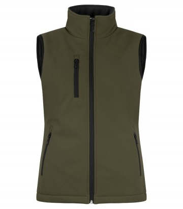 020959 75paddedsoftshellvestladiesfoggreenfront