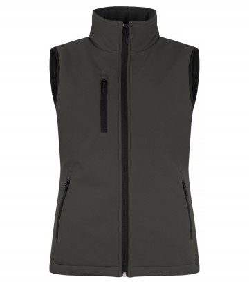 020959 945paddedsoftshellvestladiesdarkgreyfront