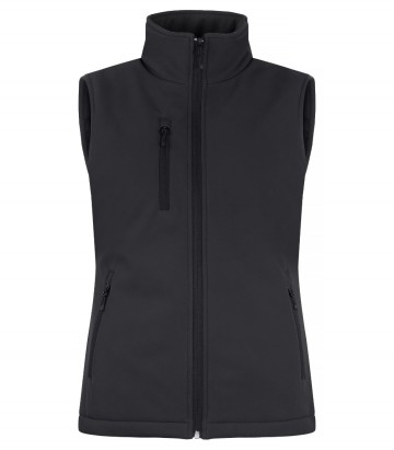 020959 99paddedsoftshellvestladiesblackfront