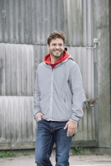 Clique Hardy Reflective winjack met kap