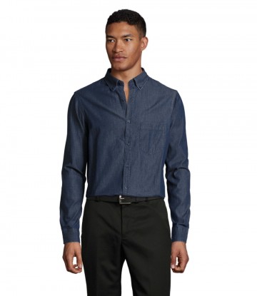 02100 Sol's Barry heren denim shirt denim