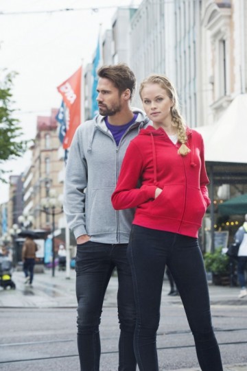 021035 Clique Basic Hoody met hele rits dames