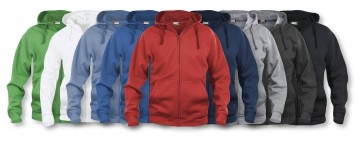 Clique Basic Hoody met hele rits