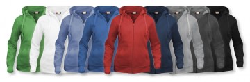 021035 Clique Basic Hoody met hele rits dames