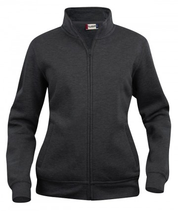 021039 Clique Basic Cardigan dames antraciet melange