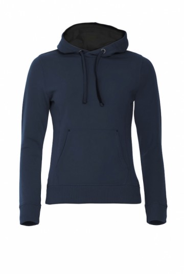021042 Clique Classic Hoody sweatshirt dames donker marineblauw