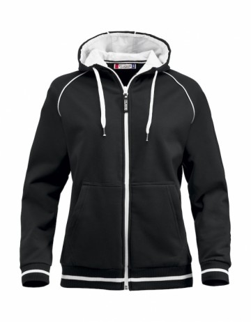 021052 Clique Grace hooded jack zwart