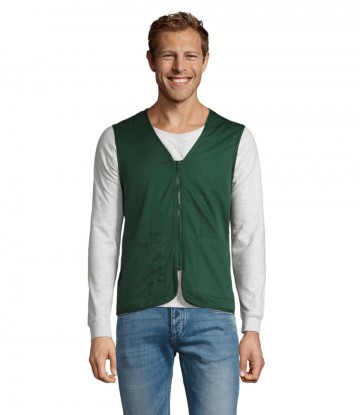 02110 Sol's Wallace unisex bodywarmer bosgroen