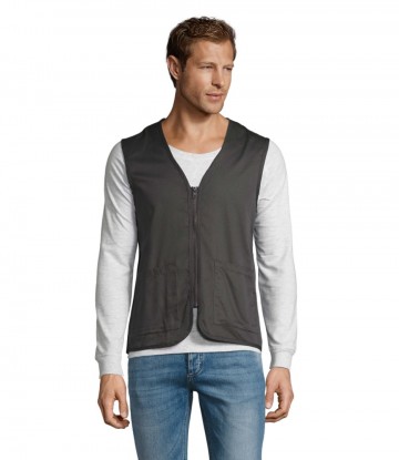 02110 Sol's Wallace unisex bodywarmer houtskool grijs