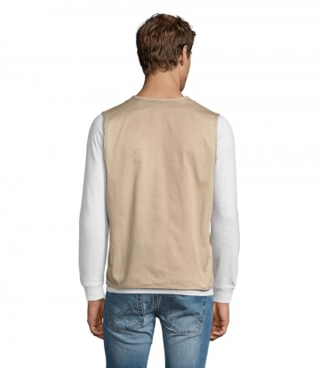 02110 Sol's Wallace unisex bodywarmer touw achter