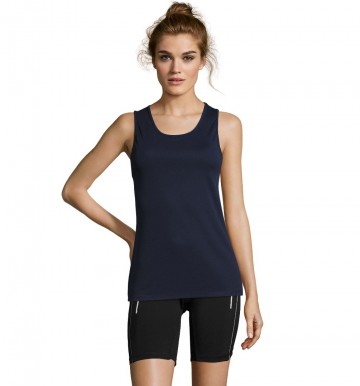 02117 Sol's Sporty dames tanktop frans marineblauw