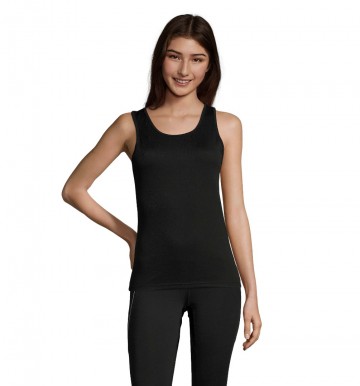 02117 Sol's Sporty dames tanktop zwart
