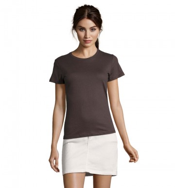 02758 Sol's Regent dames T-shirt donker grijs