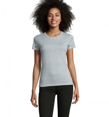 02758 Sol's Regent dames T-shirt heather hemelsblauw