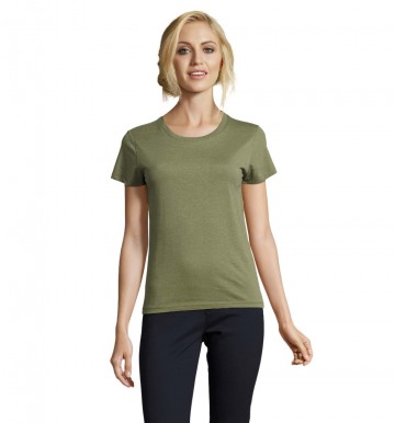 02758 Sol's Regent dames T-shirt heather khaki
