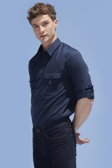 02763 Sol's Burma heren poplin shirt