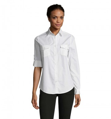 02764 Sol's Burma dames shirt wit