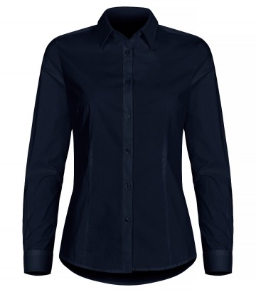 027961 580stretchshirtlsladydarknavyfront