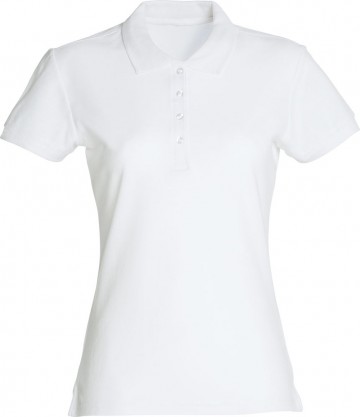 028231 Clique Basic Polo dames wit