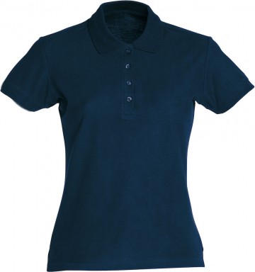 028231 Clique Basic Polo dames donker marineblauw