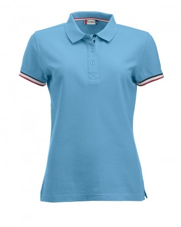 028239 Clique Newton polo dames hemelsblauw
