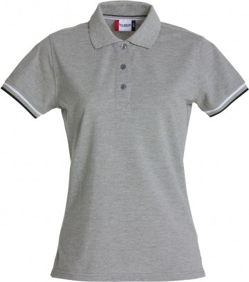 028239 Clique Newton polo dames grijs melange