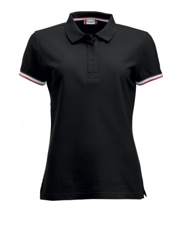 028239 Clique Newton polo dames zwart