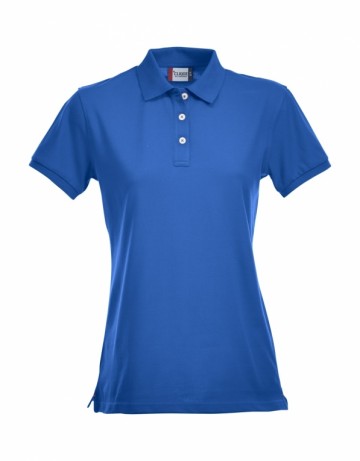 028241 Clique Premium Polo dames kobaltblauw