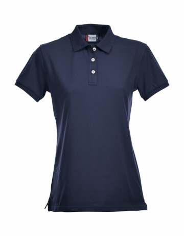 028241 Clique Premium Polo dames donker marineblauw